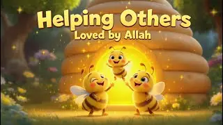 The Helping Bees, Islamic Moral Story for Kids | Allah Loves Kindness#littlemumin #islamicstories