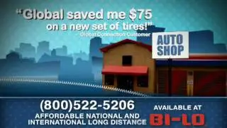 Global Connection Home Phone Service - BI-LO - July 2009