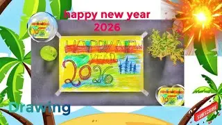 my friend happy new year !! how to New draw !! you tube video #drawing1 @artistmanojnayak