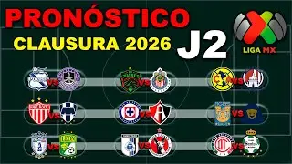 ⚽ El mejor PRON&Oacute;STICO para la JORNADA 2 de la LIGA MX CLAUSURA 2026 | An&aacute;lisis - Predicci&oacute;n