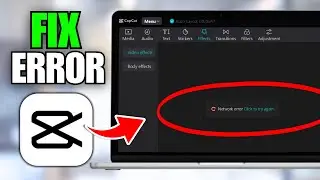 How To Fix Network Error In CapCut (Effects, Transitions & Text)