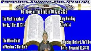 (Backup for FB Live):  66 Books of the Bible in 40 Days, Book: Ezra, #everybook, 1/8/26
