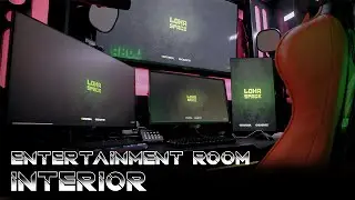 INTERIOR TOUR AT ENTERTAINMENT ROOM