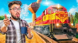 ALQUILO UN TREN PARA VENDER MI COSECHA en FARMING SIMULATOR 25 🤑 #10