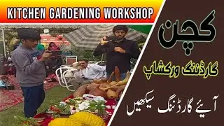 Organic kitchen gardening workshop in Mughalpura Lahore