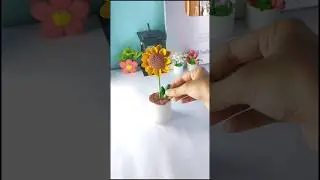 Diy pista shell sunflower🌻 #shortsvideo #diy