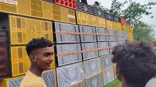 32 bass + 6/15 अब तक का सबसे बड़ा Standing Setup Dj Nitish Bokaro हिला डाला 😲 😱 #djnitish #viral #dj