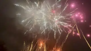 Feu d'artifice de Laxou pour la Saint-Nicolas le 14 décembre 2025 