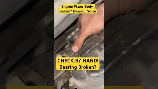 Engine Bearing Noise? Water Pump Body Broken | How to Check & Fix #replacementparts #serviceparts