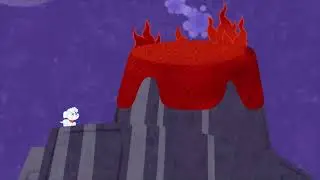 Super Why! Piper is on Top of the Volcano While Oh Shiitake Mushrooms