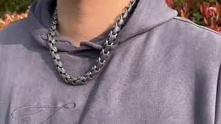 Men's big dragon premium-quality stainless steel chain necklace