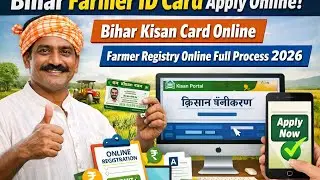 Bihar Farmer ID Card Apply Online 2026 | Bihar Kisan Card Online | Farmer Registry Full Process