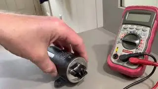 Testing a capacitor - that &ldquo;CAP&rdquo; function, does not include discharge instructions.