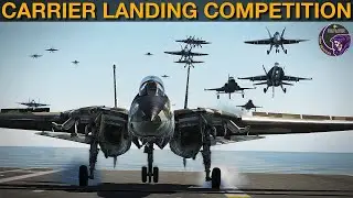 EXTREME Carrier Landing Skill Competition - July 2024 | DCS WORLD