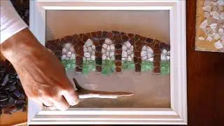 Bridge Connections in a Pandemic - Sea Glass Mosaic