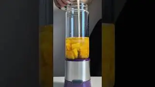 Blender Mango Sago Yakult Tea #satisfying #recipe #smoothie #juice #blender #shorts #mango #homemade