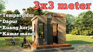 Rumah 3x3 meter.... Mungil tapi banyak fungsi