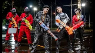 Война пистолетов Nerf: Великий спецназ Оружие Nerf сбегает, КОГДА наступает хаос!