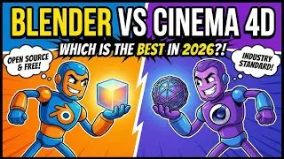 Blender VS Cinema 4D (2026) Which is the Best 3D Modelling, Animation & Design Software?