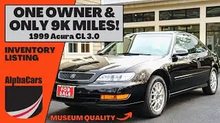 Museum Quality 1999 Acura CL 3.0 With Only 9K Miles!
