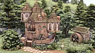 SECRET COTTAGE 🍄 The Sims 4 Speed Build | No CC