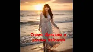🖼️Серия: &laquo;Одна девушка &mdash; разные пейзажи&raquo;. 🖼️ Series: 