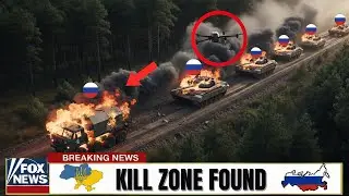 Ukrainian Drones Spot Massive Russian Armor Movement &mdash; Then It Stalls