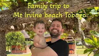 ПЕРВЫЙ семейный урок серфинга на пляже Маунт-Ирвайн, Тобаго! 🏄‍♂️🌴 Незабываемый день солнца, волн...