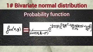 bivariate normal distribution pdf
