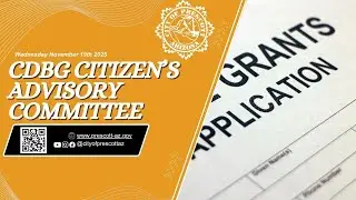 CDBG Citizens Advisory Committee - November 19, 2025