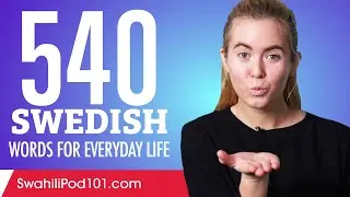 540 Swedish Words for Everyday Life - Basic Vocabulary #27