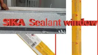 Application Sika Sealant! Sika Sealant 127 ! How To application  Sika sealant  #waterproof