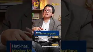 Prof. Reza Cordova - The Difference in Impact of Cloth Masks and Medical Masks | Beginu Shorts