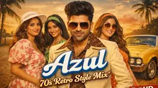 AZUL | GURU RANDHAWA | 70s RETRO BOLLYWOOD MIX | 90s | AI