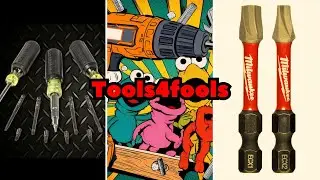 Набор отвёрток Klein с комбинированными наконечниками и набор бит Milwaukee ECX от Tools 4 Fools