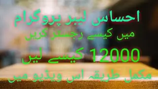 Ehsas Labour Rozgar main Register honay ka mokamal Tareqa || Kon Kon Ahal ha