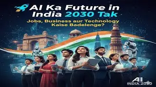 🚀 AI Ka Future in India 2030 Tak | Jobs, Business aur Technology Kaise Badalenge? #ai 