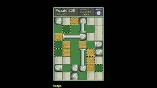 Pushing Machine (Impossible) Level Puzzle 208 - Perfect Solution
