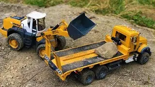 Stunning Construction Site Truck and Loader Heavy Load!