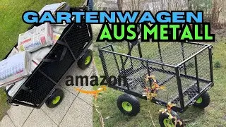 89,99&euro; Juskys Metall-Gartenwagen, 550 kg Tragkraft. 