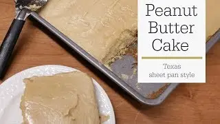 Peanut Butter Cake Recipe - Texas Sheet Cake | RadaCutlery.com