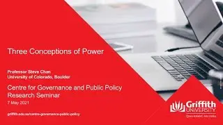 Steve Chan: Three Conceptions of Power