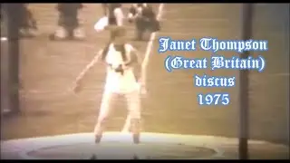 Janet Thompson (Great Britain) discus 1975