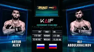 Али Абдулхаликов х Артур Алиев | Brave CF 55 | Okko ММА