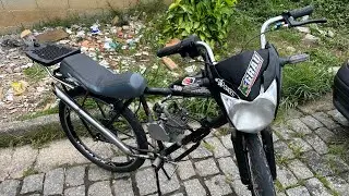 ZÉ DO ROLO FICOU FELIZ AO MONTAR O MOTOR 80c NA BIKE DELE