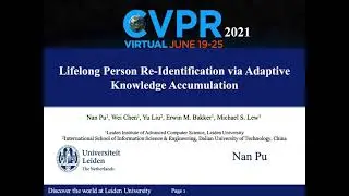 CVPR 2021 Paper-Lifelong Person Re-Identification via Adaptive Knowledge Accumulation
