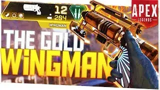 I Found a GOLD Wingman and It SHREDS! -  PS4 Pro Apex Legends Solo!