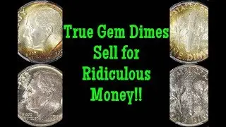 Pair of AMAZING Roosevelt Dimes Auction for Over $8000! What Makes Them Worth so Much?