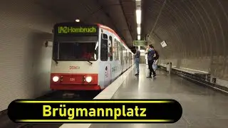 Stadtbahn Station Brügmannplatz - Dortmund 🇩🇪 - Walkthrough 🚶