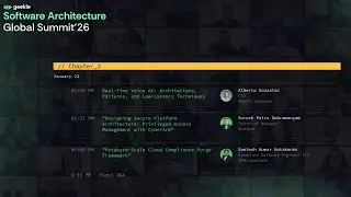 Software Architecture  Global Summit'26 Chapter #2